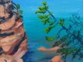 View along Sea Caves Trail